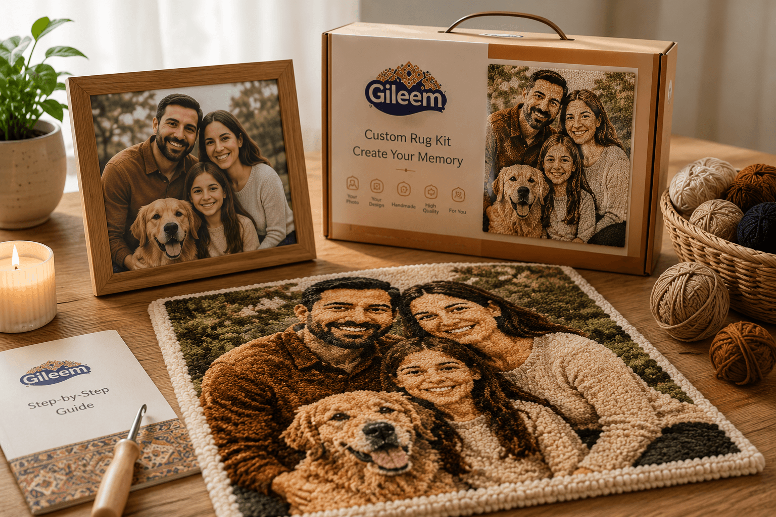 Turn Any Photo into a Handmade Rug