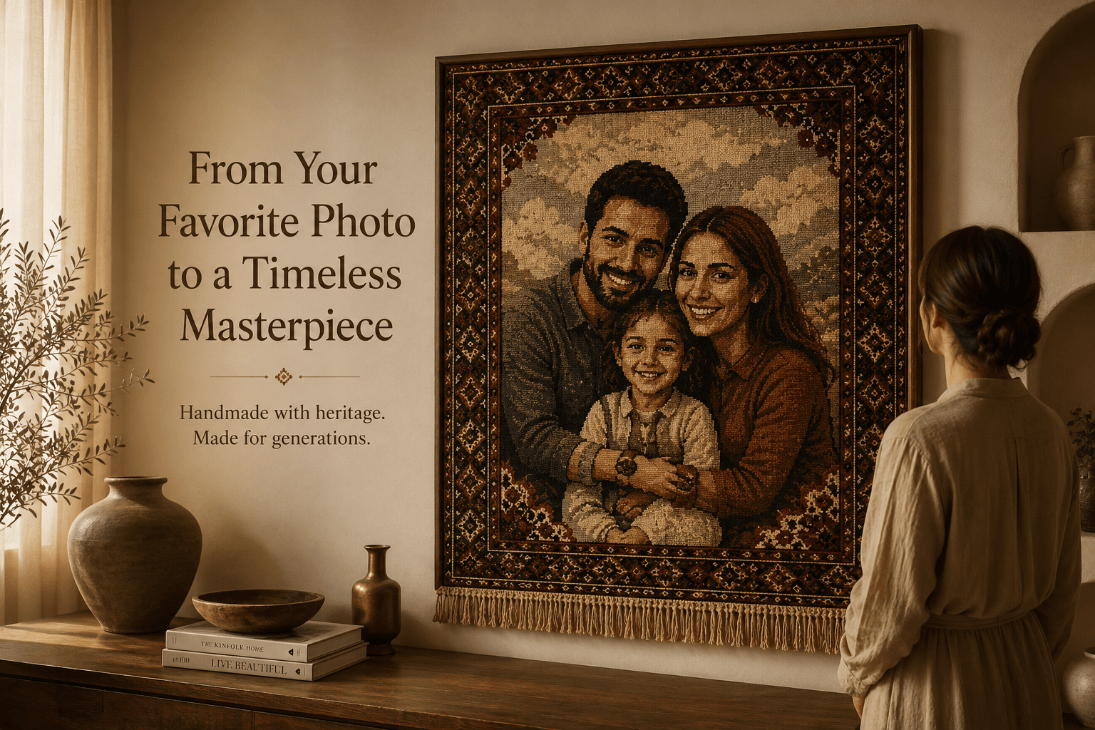 How to Turn Your Photo into a Handmade Woven Masterpiece | Gileem